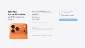 iPhone 17 Pro Max Cosmic Orange Variant Out of Stock in the US, India: Report